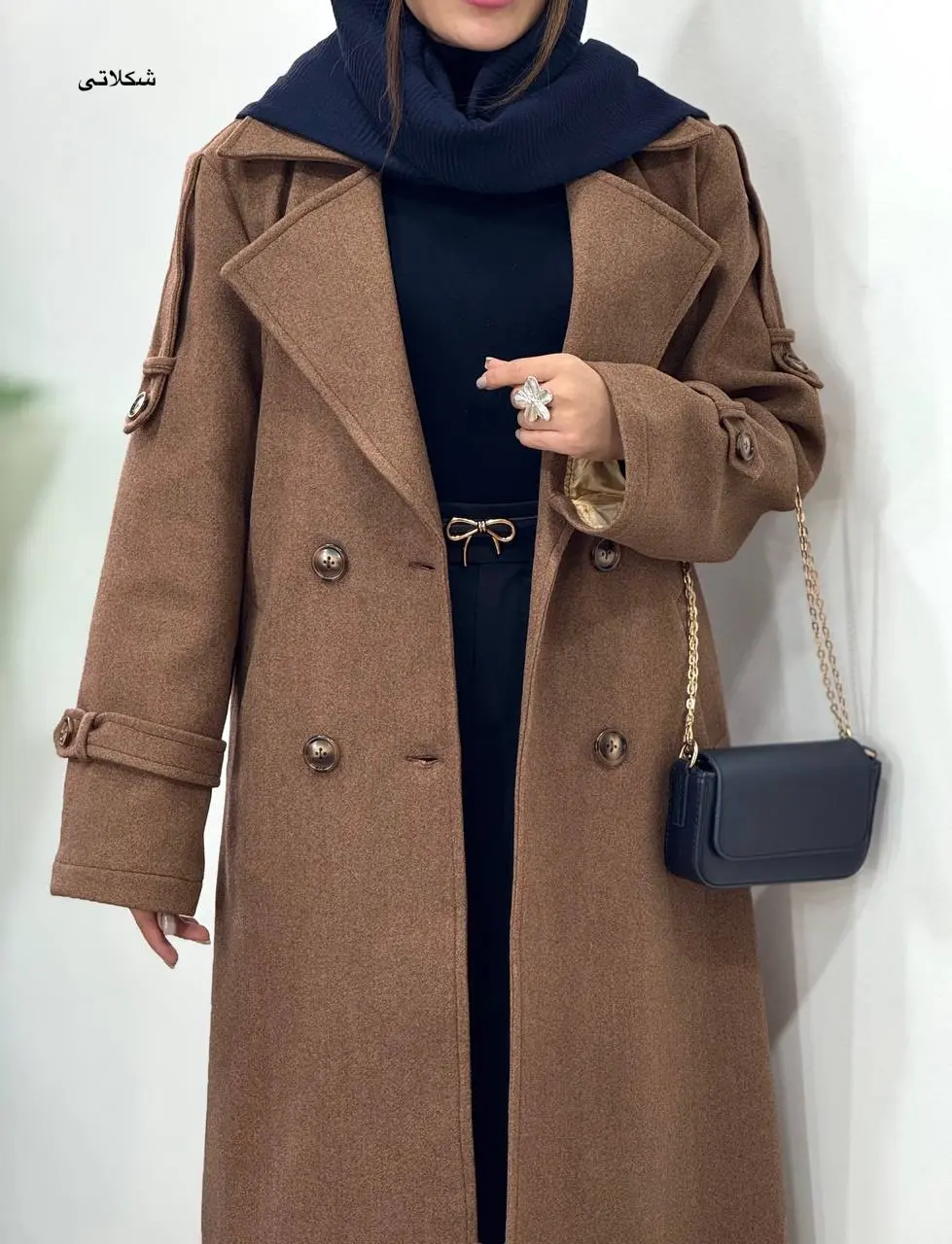 پالتو فوتر بلند آستردار همیلا